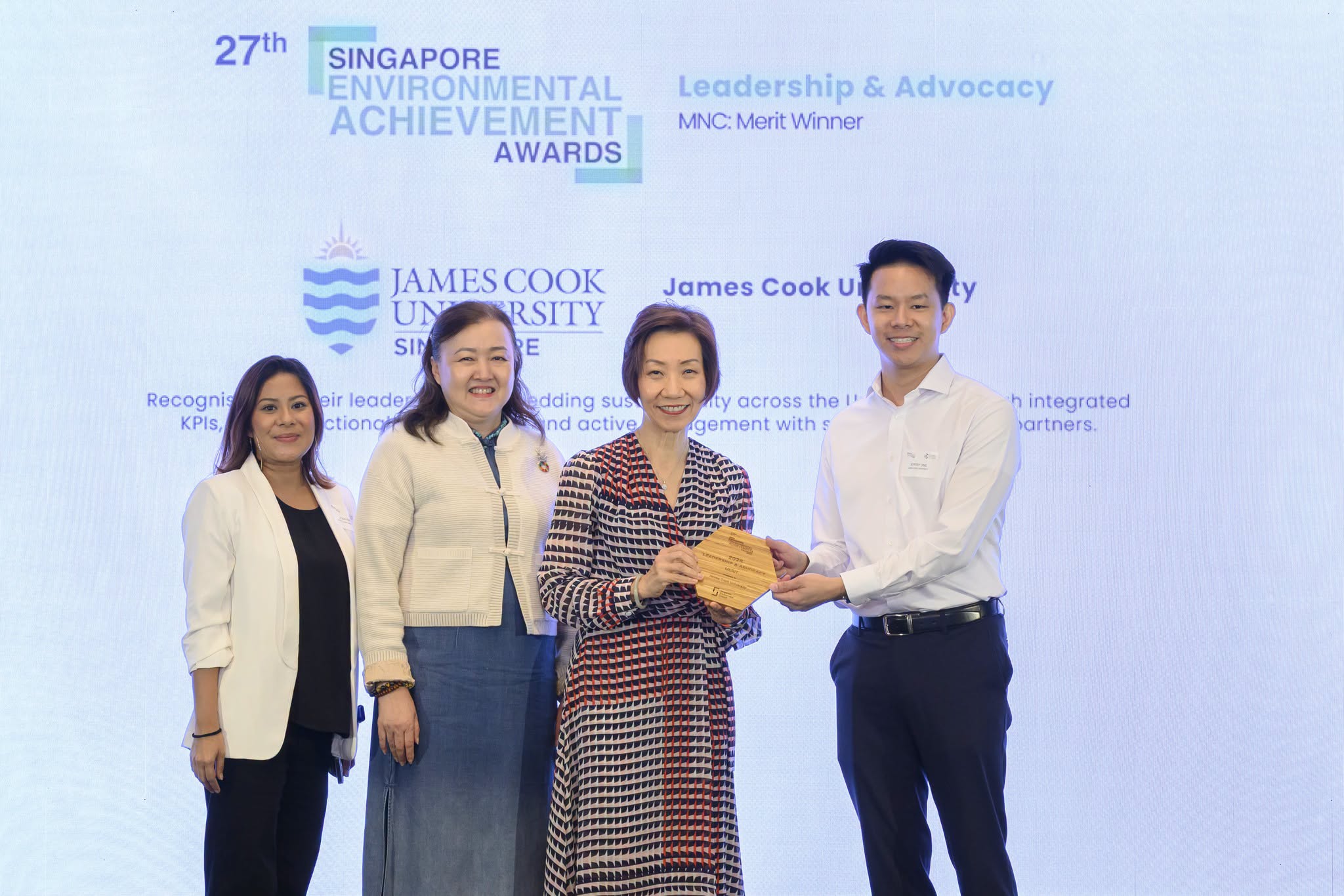 MNC: Merit Winner Leadership & Advocacy Award at the 27th Singapore Environmental Achievement Awards (SEAA) 2026 