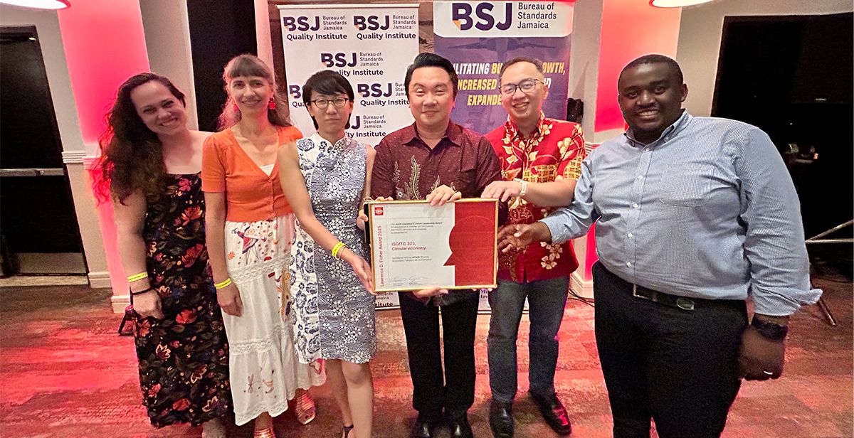 Circular Economy Standards receives ISO Leadership Award 