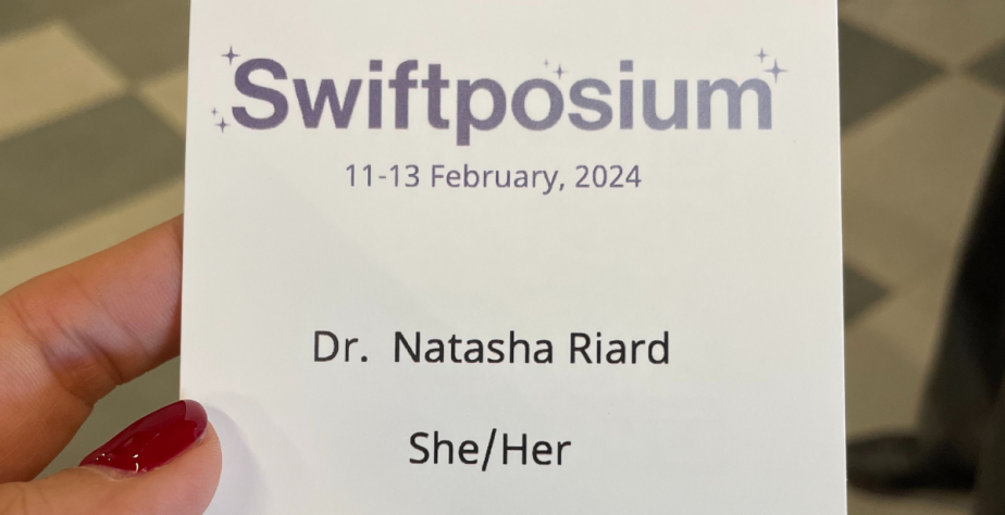 Natasha at Swiftposium