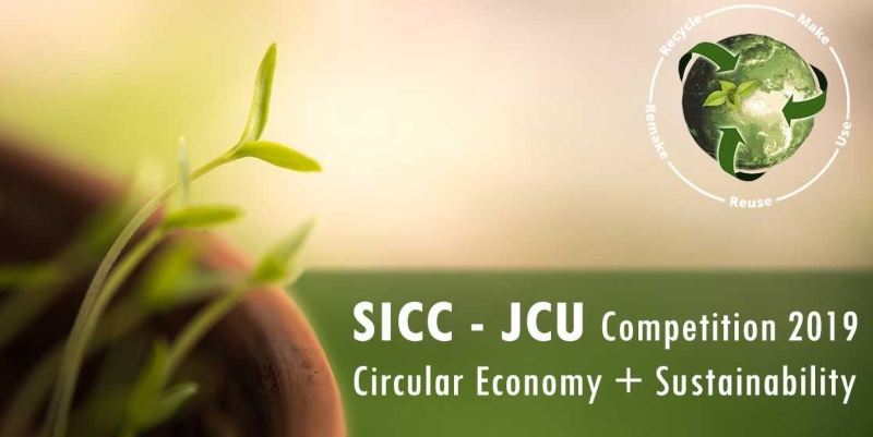 SICC-JCU Circular Economy + Sustainability Competition 2019 banner