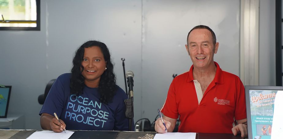 MOU Signing for Ocean Purpose Project