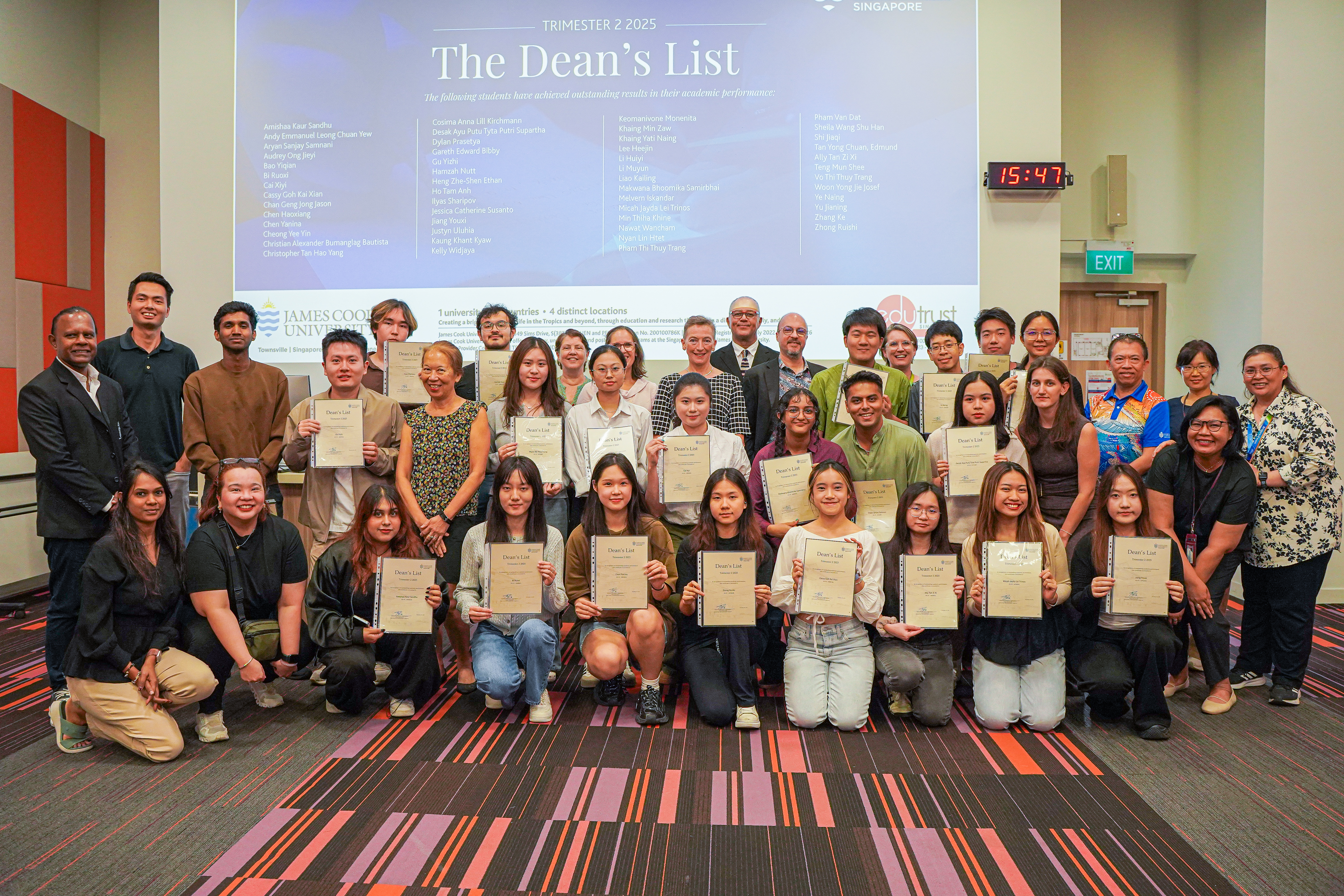 SP53 2021 Dean's List Recipients Group Photo 