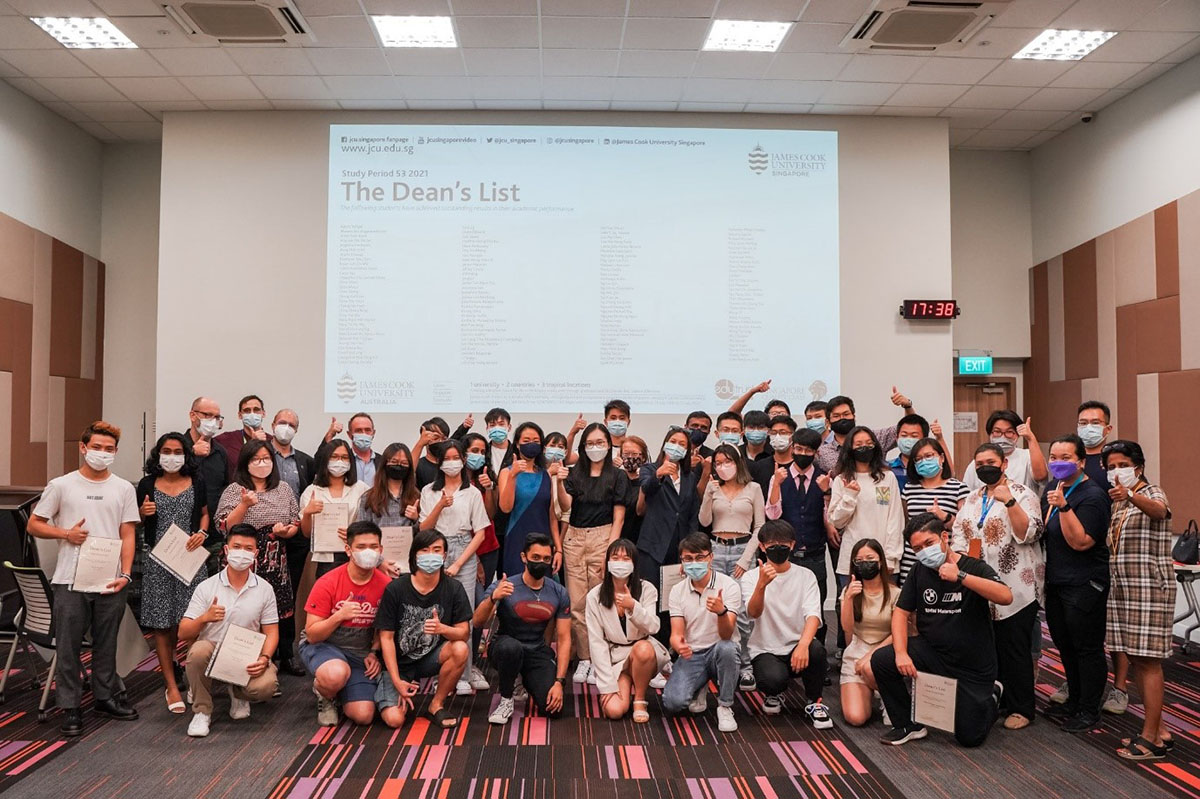 SP53 2021 Dean's List Recipients Group Photo 
