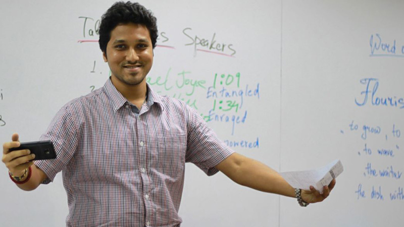 Abhishek Keni Toastmasters Meeting