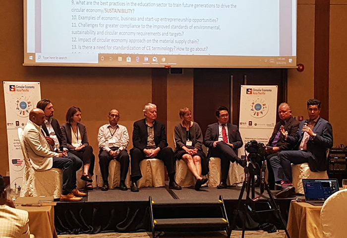 Members of the panel discussion at Circular Economy Opportunities and Gaps conference