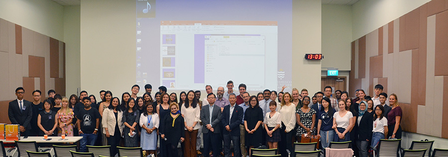 The attendees of the Tourism Symposium